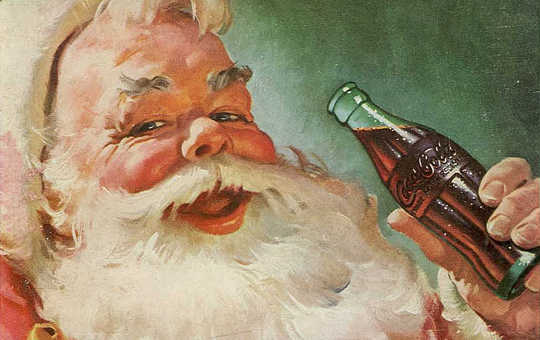 coca cola santa