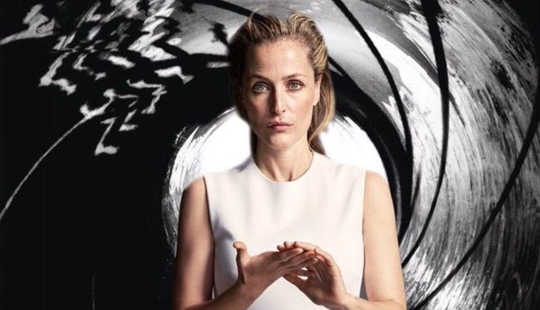 Gillian Anderson as Jane Bond. @GillianA/Twitter