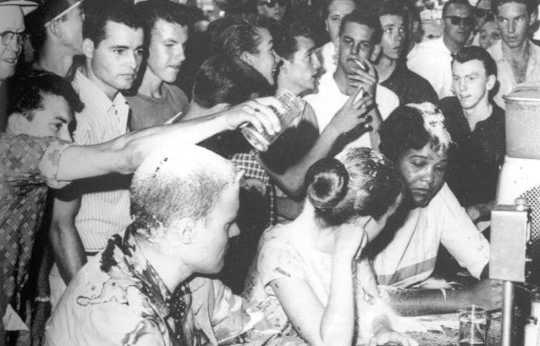 The Greensboro Sit-ins in the Woolworth Department Store Lunch Counter