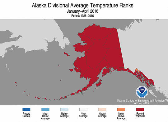 alaska temperatures