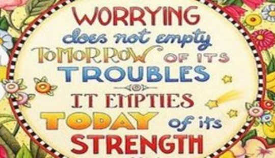 Are You Worrying?