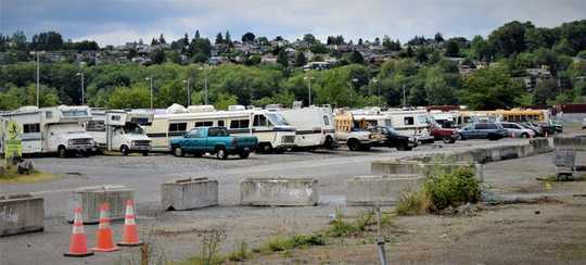 ‘Interbay Safe Zone’ in North Seattle, shortly before its closure.