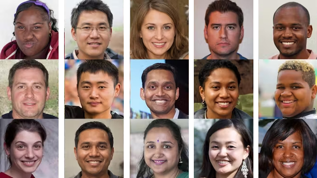 AI-Generated Faces Look Just like Real Ones