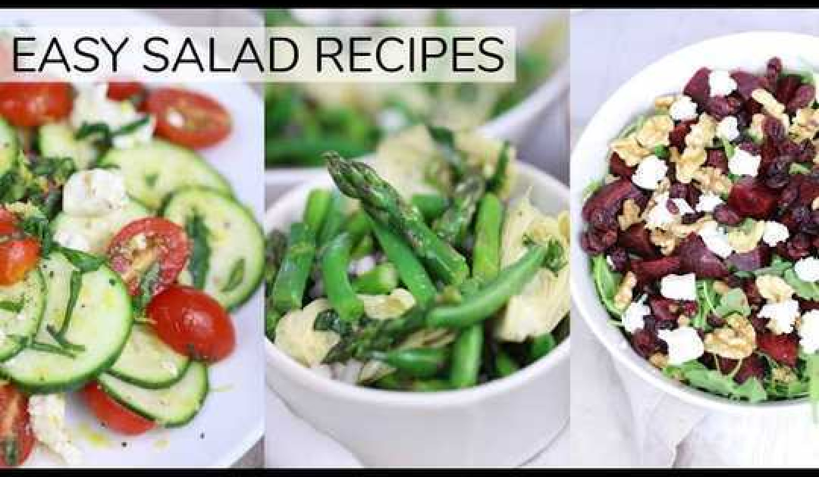 3 Easy Healthy Salad Recipes