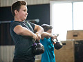 Children and teens engaged in strength training.