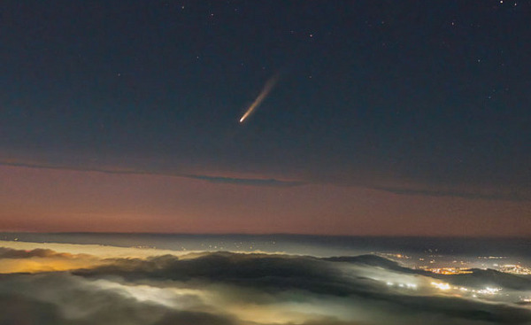 Comet Tsuchinshan-ATLAS over Mexico, 2024