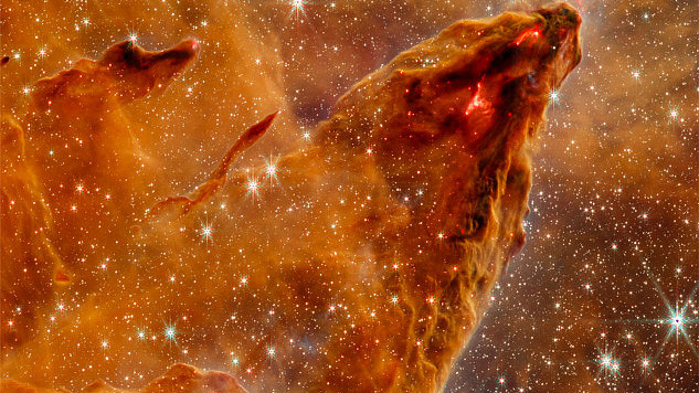 The Eagle Nebula. Photo taken by the James Webb Space Telescope. 